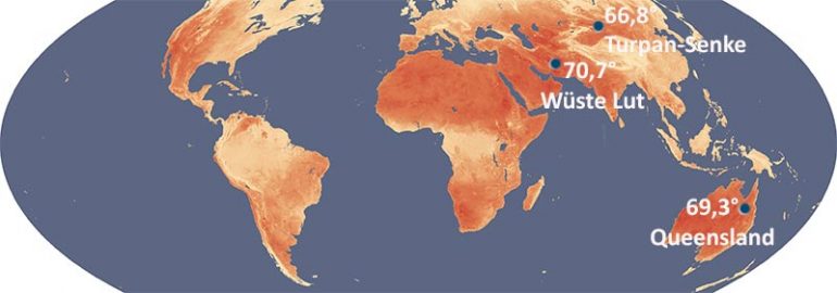 Höchste Gemessene Temperatur Auf Der Erde www.traveltheweather.de