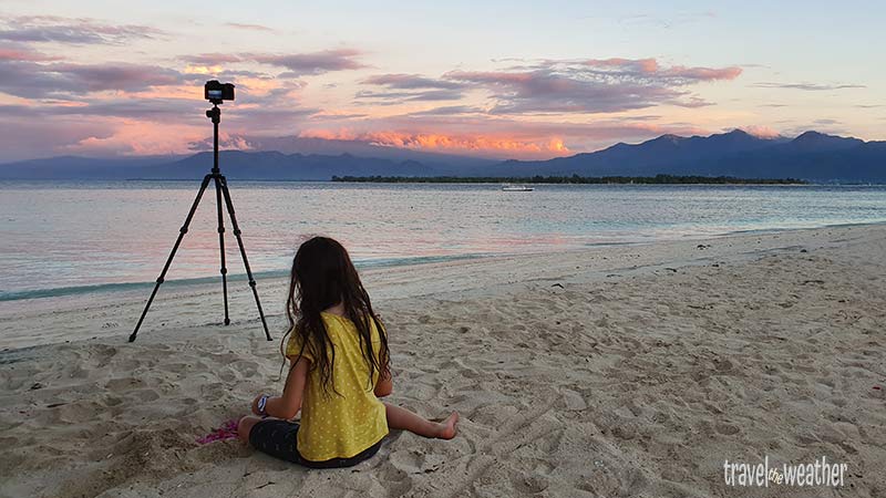 Sonnenuntergang Gili Meno