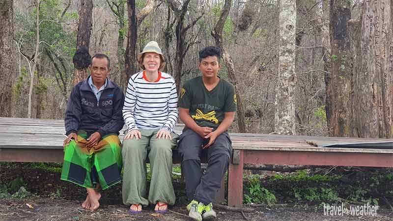 Meine beiden indonesischen Guides.  