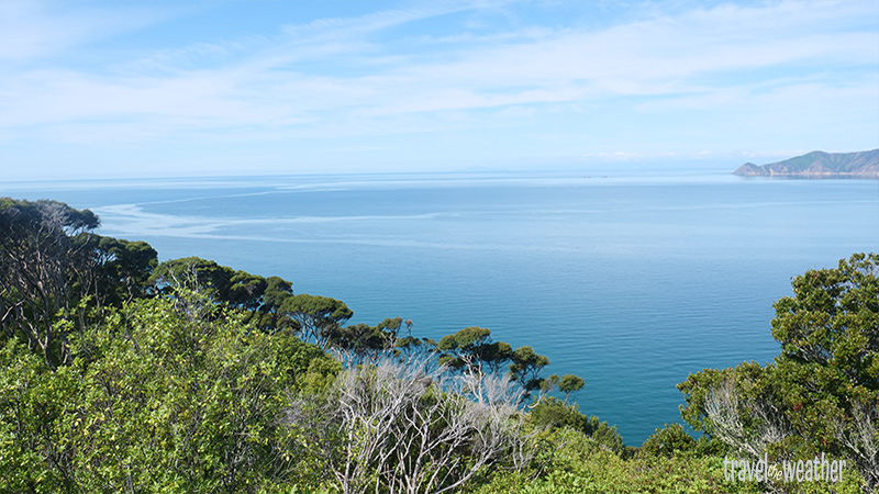 Tolle Aussicht über die Marlborough Sounds.