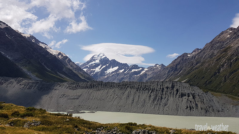 Blick auf den Mount Cook vom Kea Point.