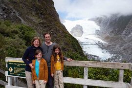 Am Roberts View Point vor dem Franz-Josef-Gletscher