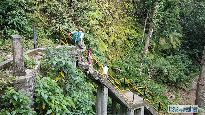 Tiu Kelep Wasserfall Brücke